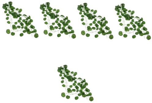 Mipcase 5 Pièces Plantes Artificielles Fournitures De Reptiles Plante De Terrarium Plante Artificielle pour Reptiles Ornement D'aménagement Paysager D'aquarium Plastique Green