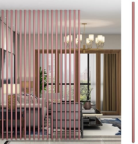 Paravento divisorio per camera da letto in oro e oro rosa per decorazione della cameretta dei bambini/stanza dei giochi, divisorio retrattile da parete per privacy e stile