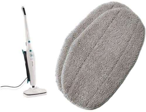 XEDLAMP 4 Stück, for Leifheit, for CleanTenso Dampfreiniger, Tuchbezug, Reinigungstuch, Ersatztuch Zubehör für Dampfreinigungsgeräte