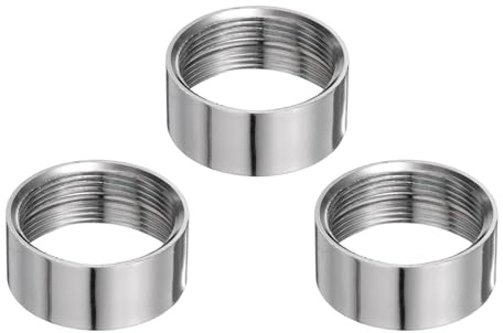QUARKZMAN 3Pz Adattatore per Rubinetto M22 a M24 Con Guarnizione 11mm(L) | Adattatore Aeratore Rubinetto In in Acciaio Inox, Per Collegamento Kit Filtro Acqua Lavello Cucina Bagno