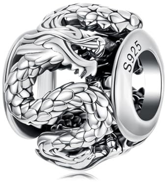 925 Sterling Silber Drachen Charms für Pandora Armbänder