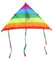 PARENCE.- Rainbow Rainbow Kite – Einfach zu Fliegender Drachen für Kinder und Erwachsene – mit 115 cm Schnur inklusive – ideal für Park, Strand und Outdoor-Freizeit