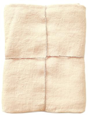 JOWOLLINA Innocence, Serviette de bain, de sauna, en lin délavé (Innocence, 45 x 65 cm)