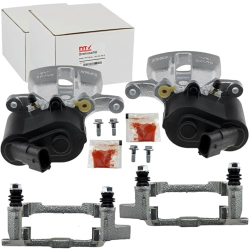2x Bremssattel+Halter hinten links+rechts | Hzt-Au-000+HZT-Au-001 (für PR-Nr 1KD, 2ED) Kompatibel mit A6 Allroad C6 (4FH),A6 C6 (4F2),A6 C6 Avant (4F5)