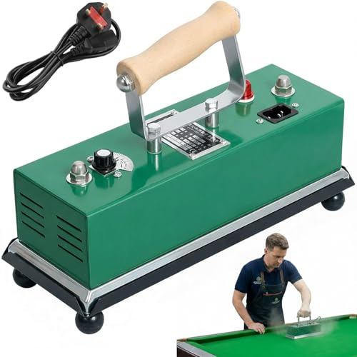 Billiards Table Cloth Iron - 300mm Snooker Table Iron, Adjustable Temperature, for Billiard Games Room, Playroom Clubs, Home