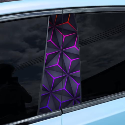 VAPORVERSE 1 Paar Stück Auto Aufkleber für Ford Fiesta mk8 ST 2018-2022 2023, Wasserdicht Reflektierend Aufkleber Dekoration Auto Folie Dekor Zubehör