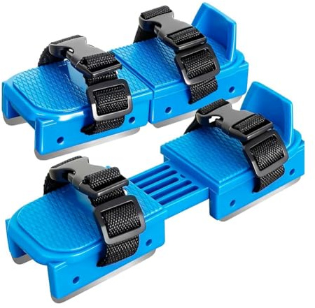 Wisyurt Pattini da ghiaccio regolabili per bambini piccoli e principianti, pattini da hockey su ghiaccio a doppia lama per bambini piccoli con chiusura a bottone.