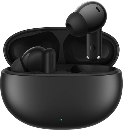 realme TechLife Buds Cuffie Bluetooth, Auricolari Wireless con 12,4mm Driver Dinamico per Bassi e 3D Audio Spaziale, 45ms Latenza, 36 Oreautonomia, AI Cancellazione del Rumore Ambientale, Nero