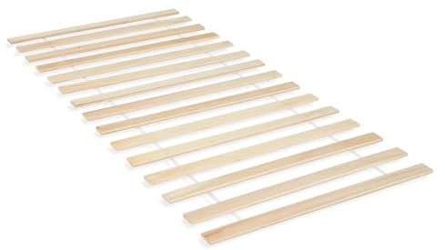 Homestyle4u Lattenrost 140x200cm fertig montiert Bett Rolllattenrost Rollrost 13 Latten Rost 140 x 200 Kiefer Natur Unlackiert