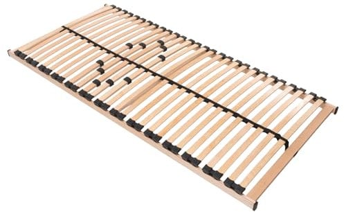 Betten-ABC Max 1 NV Lattenrost zur Selbstmontage, mit 28 Leisten und Mittelzonenverstellung, für alle Matratzen geeignet, 70 x 220 cm
