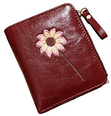 Oyccen Portefeuille Femme avec Poche Zippée Porte Monnaie pour Dames Porte-Cartes Court Pochette