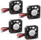 ALMOCN 4PCS 3D Printer Cooling Fan,4010 Blower 40 x 40 x 10mm Hydraulic Bearing Brushless DC Cooling Fans for 3D Printer,24V