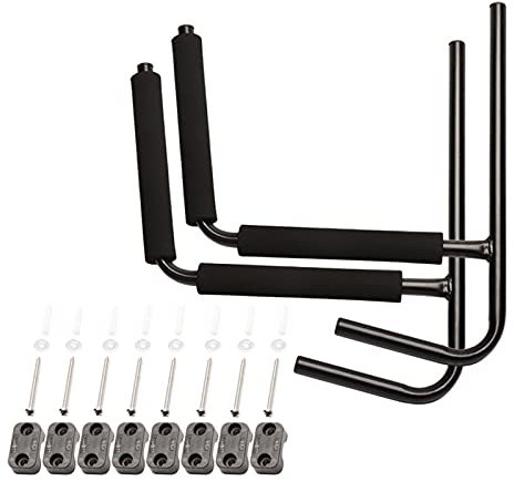 Kayak Storage Racks, Heavy Duty Garage Hooks, Wall Mounted Utility Hanging Cradle Rack, Indoor/outdoor Kayak Hangers for Canoe Paddle Board