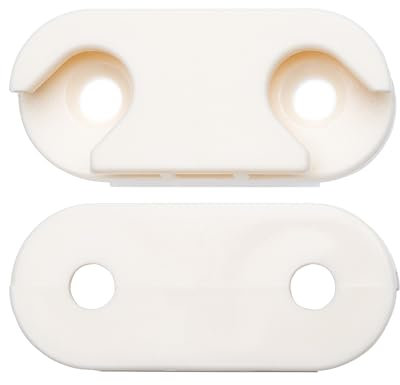 VDE Industries Bisagra de repuesto moderna de ABS sin terminar compatible con IKEA HEMNES parte #110364 (paquete de 2)