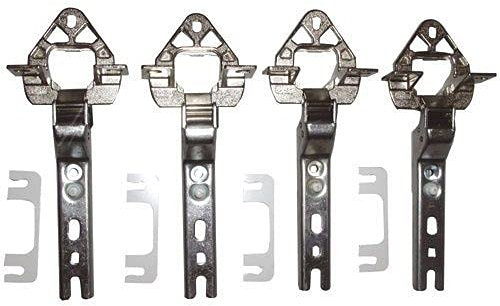 Lot de 4 charnières de porte de frigo encastrable compatible avec bosch/siemens