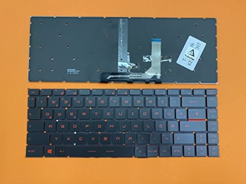 T-ProTek DEUTSCHE-Tastatur Keyboard kompatibel für MSI GF63 Thin 10SC (MS-16R5)