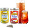 PZ 2 BARATTOLI DA 25 GR INFUSO Tè FREDDO ALLA FRAGOLA, ANGURIA E LIMONE ED INFUSO AL LIMONE, ZENZERO E ARANCIA Tè FREDDO 1 FILTRO IN 500 ML DI ACQUA
