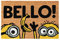 Grupo Erik Kokosmatte Fußmatte Minions - Schmutzfangmatte 40x60 cm - Fussmatte Lustig - Türmatte Innen