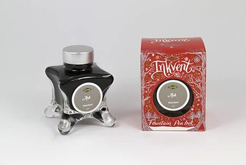 Diamine Ash Red Fountain Pen Ink Bottle Glass 50 ml