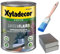 Xyladecor Gardenflairs 1 l Holzschutz ?l Schleifen Pinsel Set (Klassik Grau)