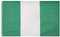 MUWO Flagge Nations Together 90 x 150 cm Nationalmanschaften, doppelseitige Gartenflagge, wetterfeste Fanflagge, Fußballflagge Polyester Länderfagge Deutschland mit Ösen (Nigeria)