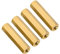 FEEIMOL M2.5 Ottone Femmina-femmina Distanziatore Esagonale Standoff Vite Dado M2.5x8mm (40 Pezzi)