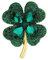 Belons Élégante broche trèfle à quatre feuilles en cristal strass broche broche trèfle porte-bonheur bouquet de mariage banquet pour femmes filles, Métal, Cristal