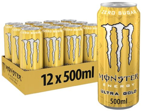 Monster Energy - Ultra Gold Zero Sugar - 12x 500ml