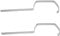 Hemobllo 2pcs Heavy Duty Iron Gutter Holder Sturdy Roof Gutter Bracket Rain Rack for Efficient Drainage System Maintenance Easy Installation Accessories