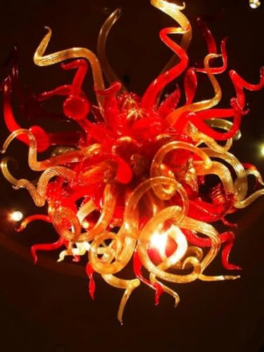 YAOYIYAO Lustre en verre plafonnier suspendu lustre en verre de Murano éclairage art décoratif