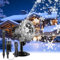 GuKKK Proyector Luces Navidad Exterior, Led Proyector Copos de Nieve, Luces de Proyector de Navidad Impermeable IP65 Exterior y Interior, Decoración para Navidad Fiestas, Festivos