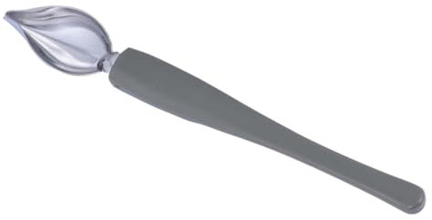 FUNOMOCYA Cucchiaio Di Salsa Cucchiai a Filo Cucina Cucchiaio Da Disegno Irrorare Il Cucchiaio Con Il Beccuccio Disegno Cucchiaio Cucchiaio Da Pasticcere Pinna Metallo
