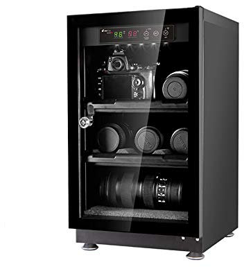 BomDog Trockenschrank Kamera Digital Control Dehumidifier 40L Electronic Automatic Dry Box Noiseless Für Kamera Objektiv Elektronische Ausrüstung Lagerung/Black