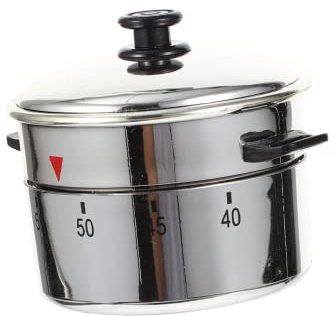 PRETYZOOM Temporizador Mecánico Portátil para El Hogar Temporizador de Cocina de 60 Minutos Alarma Fuerte para Cocinar