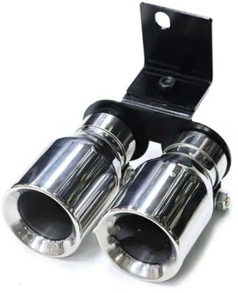 KAEW Endstuck Auspuff für BMW F30 F31 320i 330i 328i 2017 2018 80mm, Auspuffblenden Edelstahl Auto Endstück Endschalldämpfer Spitze Endrohrblende,normal-C Silver 80mm