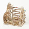 Rompecabezas de madera 3D Marble Maze – Modelo de pista de canicas mecánico para adultos y niños, kit de construcción creativo con engranajes, juguete educativo y regalo para aficionados a la