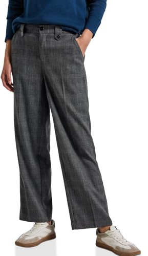 Street One Damen Karierte Straight Leg Hose 3716757
