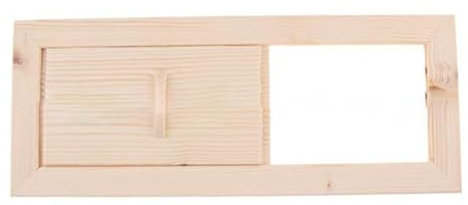Sauna Air Vent - Practical Sliding Vent Fan for Saunas, Moisture Control Accessory | Robust Ventilation System for Rooms, Wellness Centers, Indoor Pools, and Sauna Installations