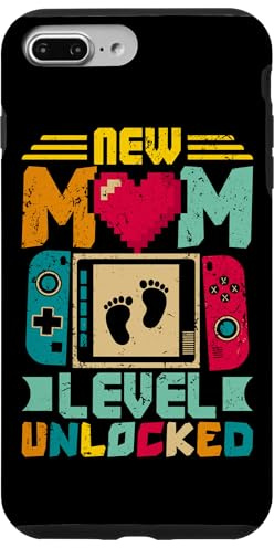 New Mom Level Unlocked Case for iPhone 7 Plus/8 Plus
