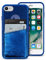 Puro IPC747CSHINEPDKBLUE Shine Pocket Schutzhülle für Apple iPhone 6/6S/7/8 Blau