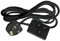 Eagle Single Gang 13 A Extension Lead - Black 5 Metre