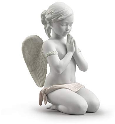 LLADRÓ Engel-Figur Himmlisches Gebet. Engel. Porzellan.
