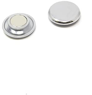 High Power Silver Planning Office Magnets for Fridge, Whiteboard, Noticeboard, Filing Cabinet - 30mm dia x 11mm high - Pack of 120