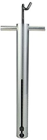 SHARROW Bogenwaage Zuggewichts Messung Mechanische Feder Bogenwaage 15lbs-100lbs Mess Gerät Bogen Scale Hängewaage für Bogenschießen Bogensport (Silber)