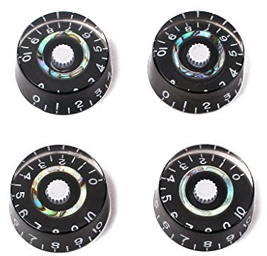 P Prettyia 4 Stk. Potiknopf Potiknöpfe Kontrolle Knopf Volumen Tone Knob für Les Paul E-Gitarre Zubehör - Style 2