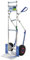 Vollmontierte EXPRESSO Alu Profi- Sackkarre für Waschmaschinen AE201621 / 250kg / Luftreifen, schwarz/Schaufel L 18 x B 34 cm