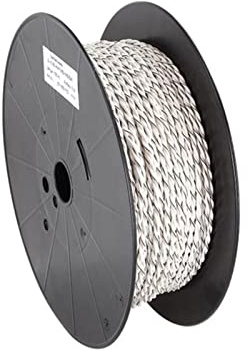 ACV Lautsprecherkabel verdrillt 2x1.5mm² weiß/weiß-schwarz 100m - 51-150-113