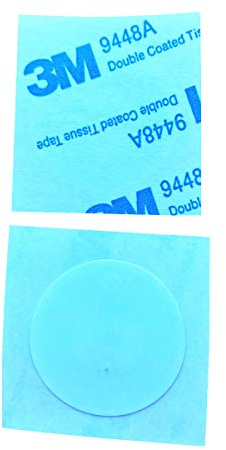 YARONGTECH NFC Tags NXP NTAG215 Aufkleber (Rund, 2,5 cm), 504 Byte Speicher, Voll Programmierbar, Kompatibel mit Allen NFC-fähigen Geräten, Selbstklebend