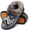 Mishansha Warme Hausschuhe Damen Winter Plüsch Pantoffeln Memory Foam Slippers Dunkelgrau,Gr.39 EU