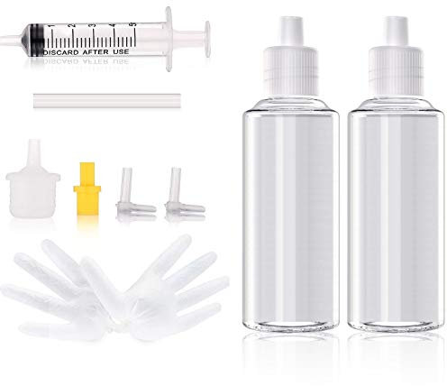 OGOUGUAN Reinigungsset für Tintenköpfe, Reinigungslösung für Druckerköpfe, Düsenreiniger, kompatibel mit Epson/HP/Brother/Canon/Lexmark/Samsung Inkjet Drucker, 200 ml